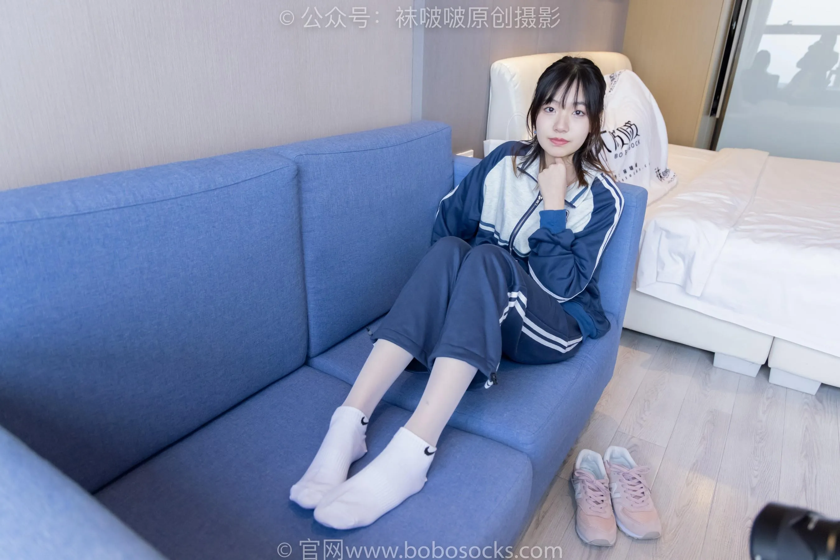 [BoBoSocks袜啵啵]NO.226 小甜豆-运动鞋、白棉袜、白丝 [87P]插图5